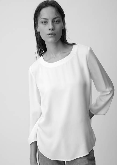 Blusenshirt Off White - Produkt Bild 1
