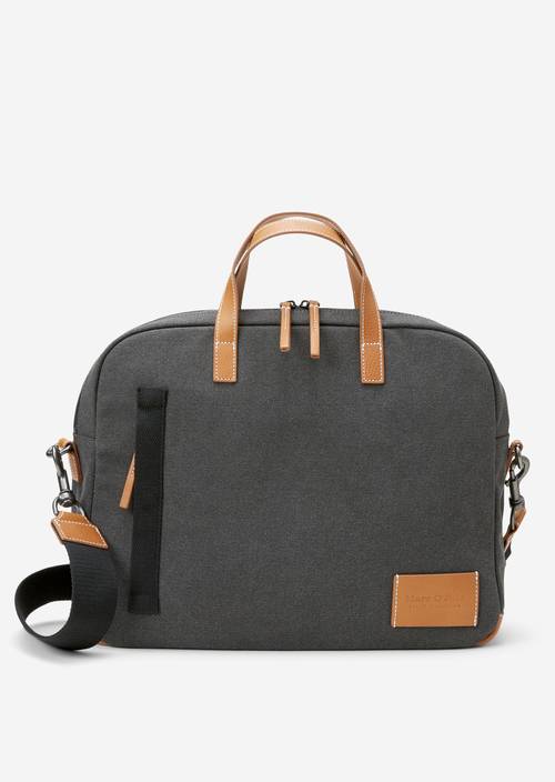 Business bag charcoal grey in vooraanzicht