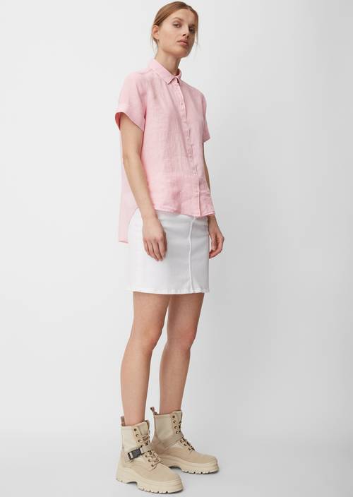 Kurzarm-Bluse blurred berry - Produkt Bild 1