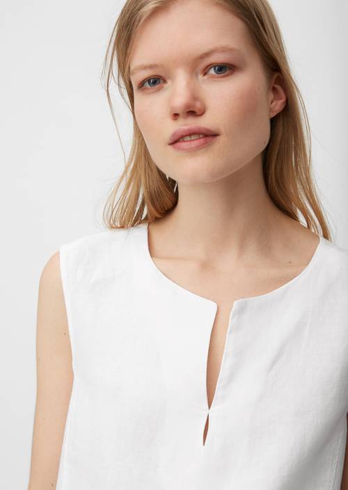 Ärmellose Bluse white - Produkt Bild 2