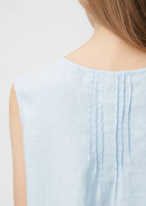 Ärmellose Bluse light blue - Produkt Bild 2
