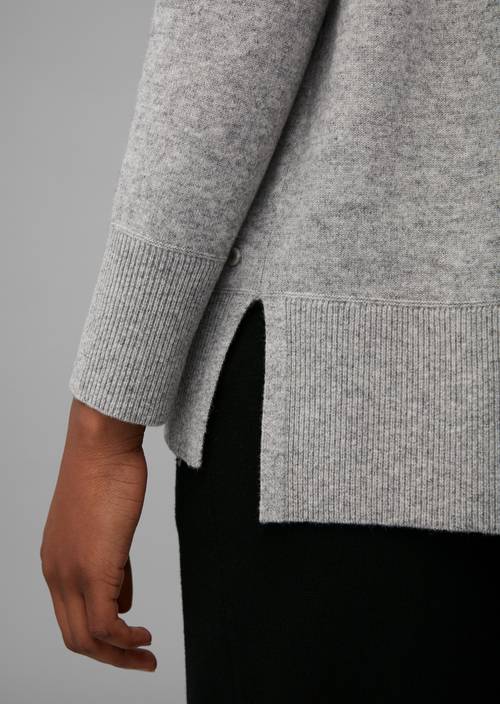 Polo Damen Pullover Marco Polo Pullover Grau MARC O'POLO DENIM