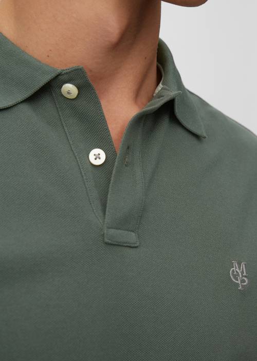Kurzarm-Polo-Shirt Piqué Regular mangrove - Produkt Bild 2