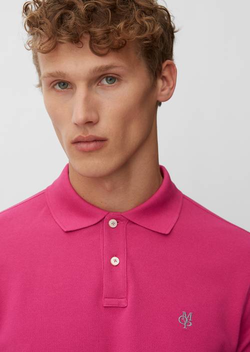 Kurzarm-Polo-Shirt Piqué Regular cactus flower - Produkt Bild 1