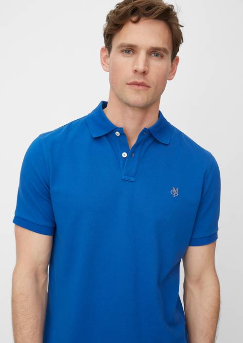 Kurzarm-Polo-Shirt Piqué Regular turkish sea - Produkt Bild 2