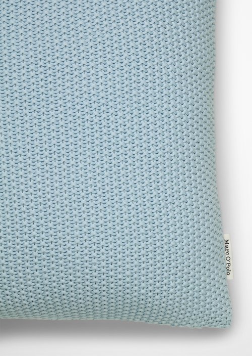Decorative cushion model Nordic Knit — Calm Blue