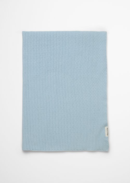 Plaid Model Nordic Knit — Calm Blue
