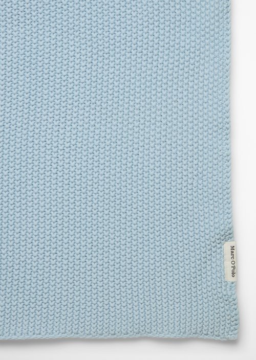 Plaid Model Nordic Knit — Calm Blue