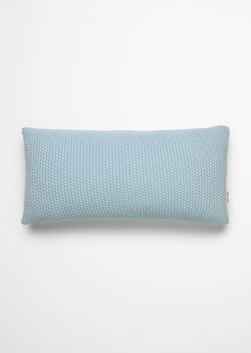 Decorative cushion model Nordic Knit — Calm Blue