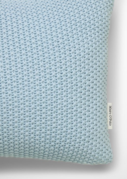 Decorative cushion model Nordic Knit — Calm Blue