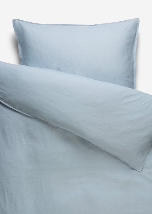Marc O'Polo Beddengoedset model Valka, blauw, 200x220_+_2/80x80, 100% Linnen