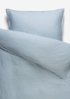 Marc O'Polo Beddengoedset model Valka, Unisex, blauw, 155x220_+_80x80, 100% Linnen