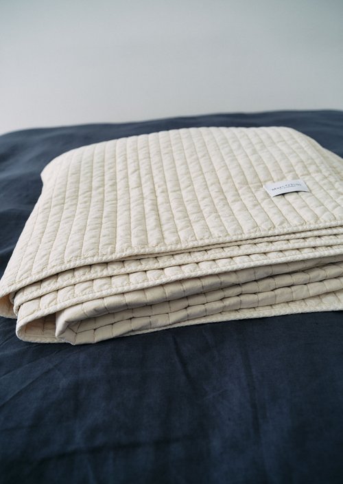 Bedspread model Bodine — Natural White