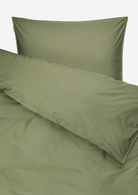 Marc O'Polo Beddengoed model Tove, Unisex, groen, 140x220_+_60x70, 100% Biologisch katoen