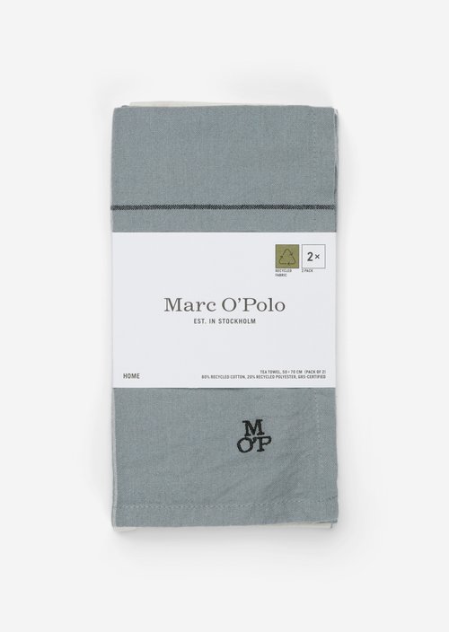Checkered tea towel — Multi Grey