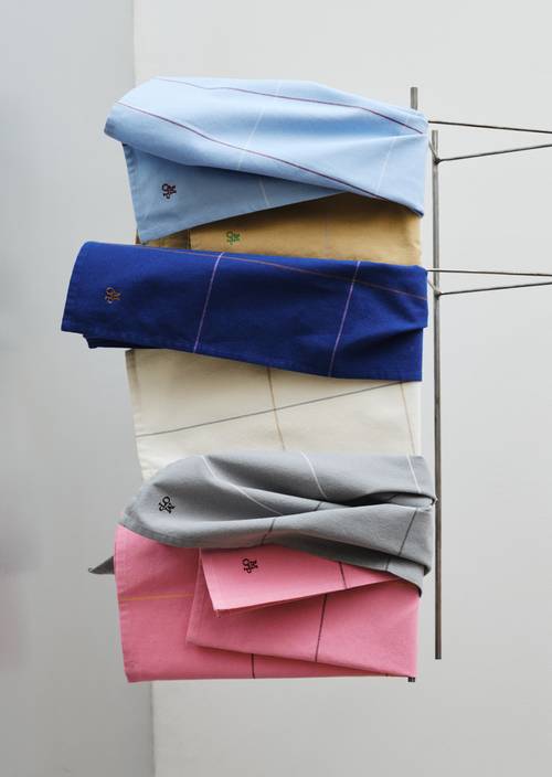 Paño de cocina a cuadros Multi grey - Imagen del producto 2