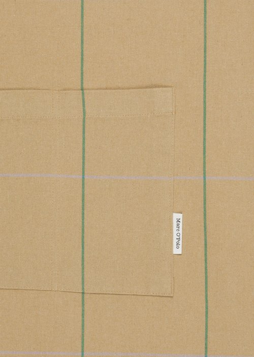Plaid kitchen apron — Multi Sand