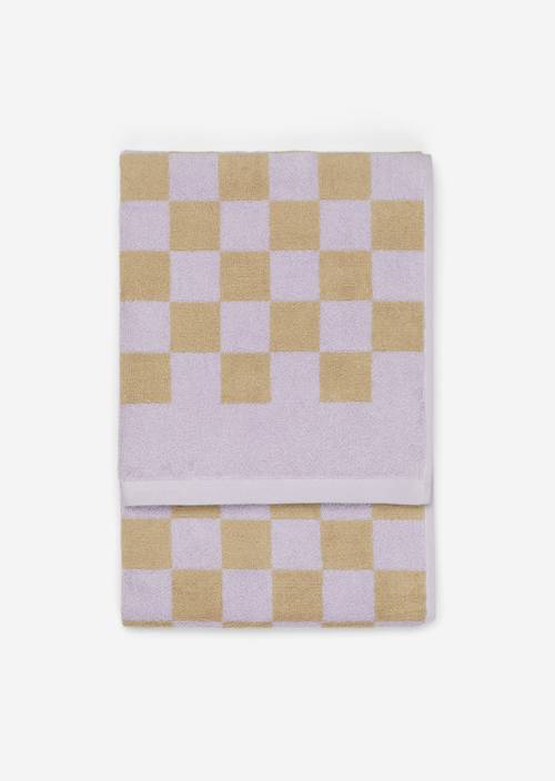 Guest towel Model Checker Lilac - Product image 1