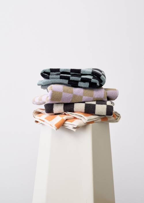 Guest towel Model Checker Lilac - Product image 2