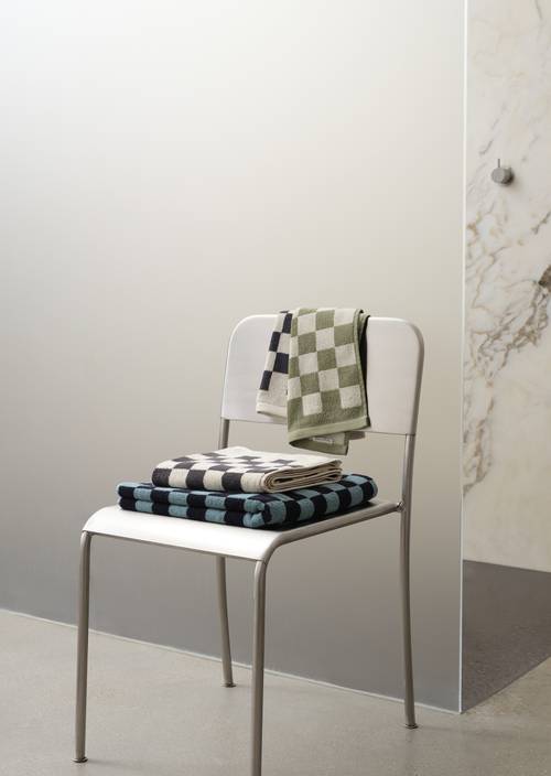 Guest towel Model Checker Moss Green - Product image 2