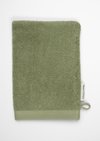 Marc O'Polo Waschhandschuh Model Timeless, Unisex, grün, 16x22, 100% Organic Cotton