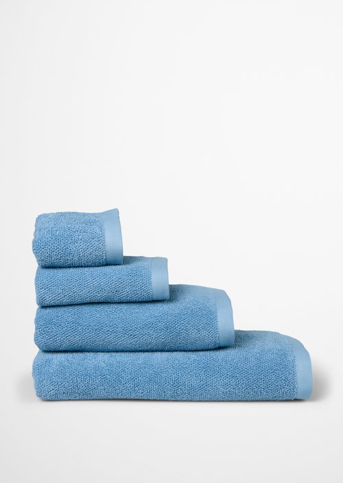 Wash mitt model Timeless — Denim Blue
