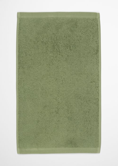 Guest towel model Timeless — Moss Green