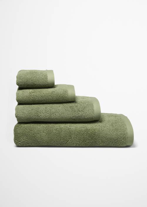 Serviette d'invité modèle Timeless Moss Green - Image du produit 2