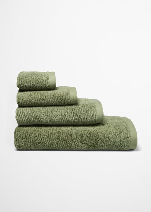 Guest towel model Timeless — Moss Green