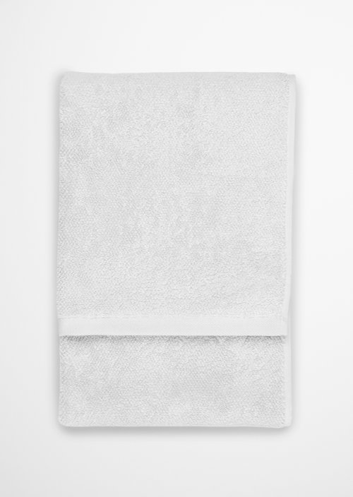 Timeless Melange Towel — White