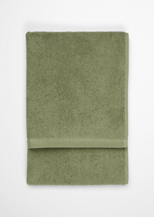 Timeless Melange Towel — Moss Green