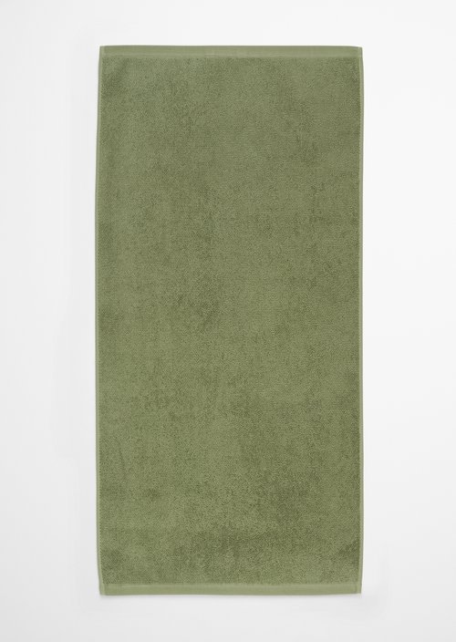 Timeless Melange Towel — Moss Green