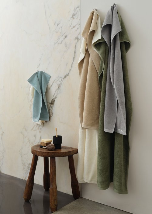 Timeless Melange Towel — Moss Green