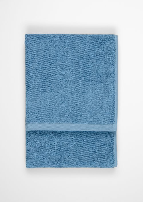 Timeless Melange Towel — Denim Blue