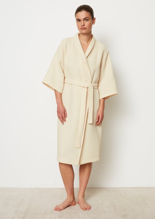 Ladies' bathrobe model Essential — Oatmeal