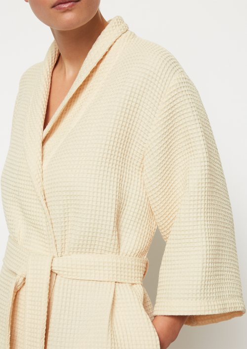 Ladies' bathrobe model Essential — Oatmeal