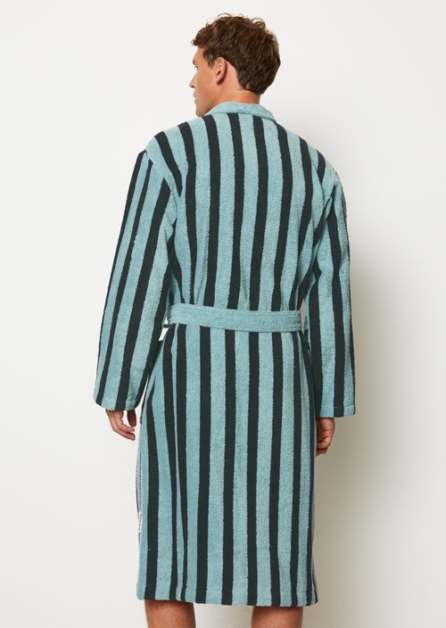Men's bathrobe model Heritage — Aquamarine