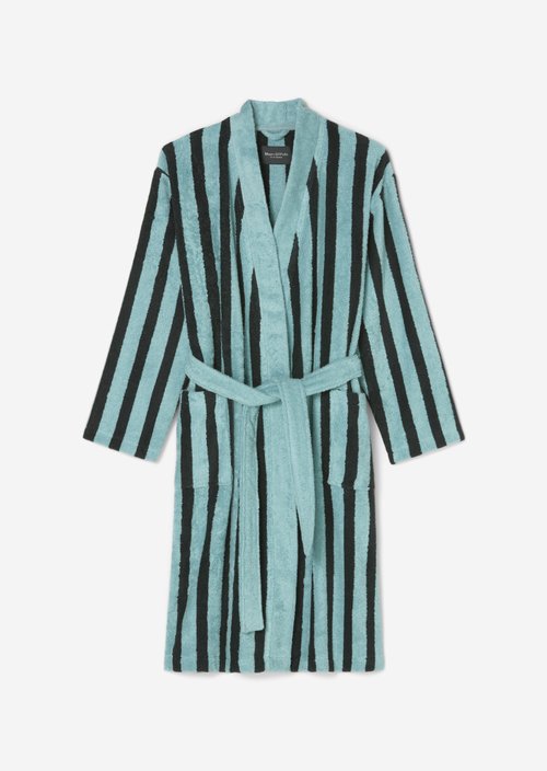 Men's bathrobe model Heritage — Aquamarine