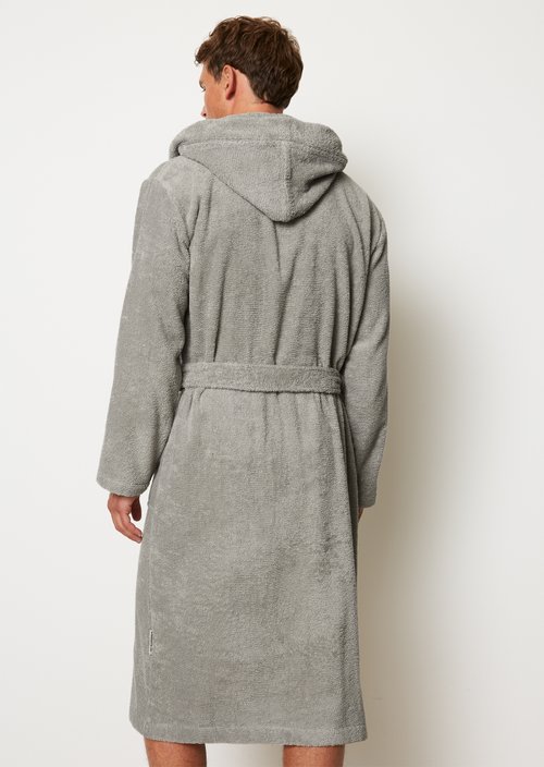 Men's bathrobe model Timeless — Grey
