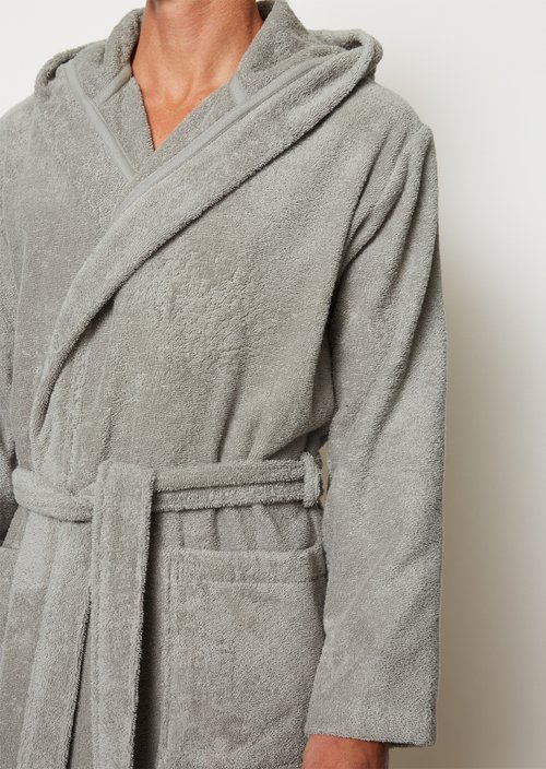 Men's bathrobe model Timeless — Grey