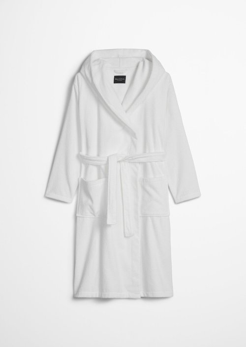 Men's bathrobe model Timeless — White