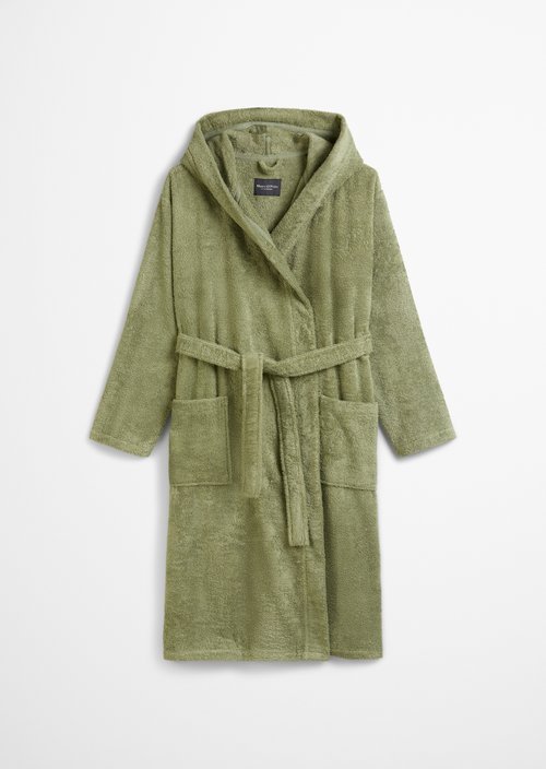 Men's bathrobe model Timeless — Moss Green