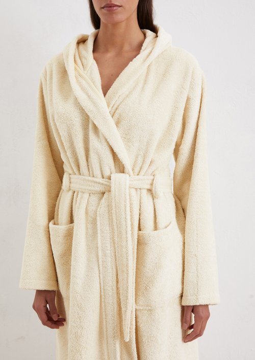 Ladies' bathrobe model Timeless — Oatmeal