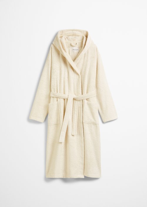 Ladies' bathrobe model Timeless — Oatmeal