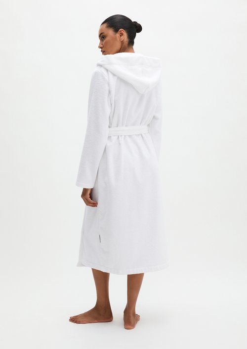 Ladies' bathrobe model Timeless — White