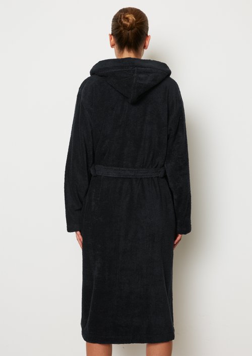 Ladies' bathrobe model Timeless — Dark Navy