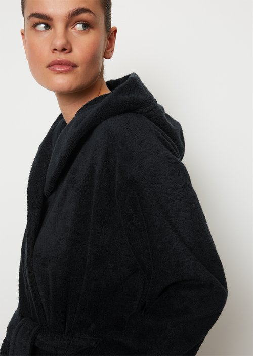 Ladies' bathrobe model Timeless — Dark Navy