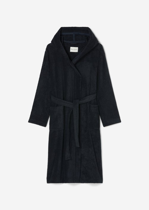 Ladies' bathrobe model Timeless — Dark Navy