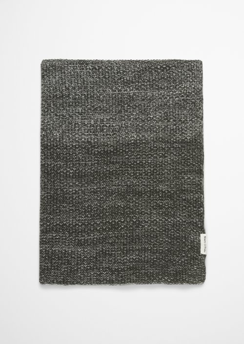 Marc O'Polo Geruit Model Nordic Knit melange, 130x170_cm, 100% Katoen