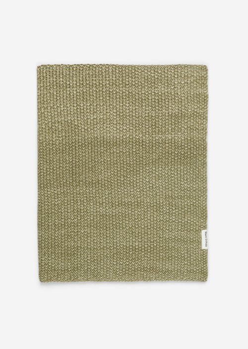Plaid Model Nordic Knit melange — Moss Green